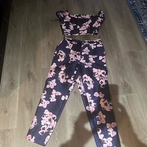 Missguided ensemble crop top pants